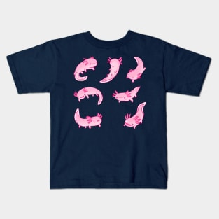 Cute axolotls pack Kids T-Shirt